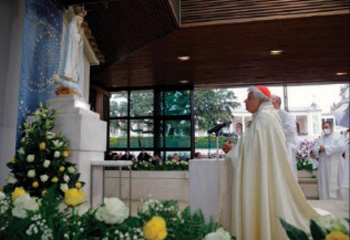 Card. Konrad Krajewski at Fatima, March 25, 2022